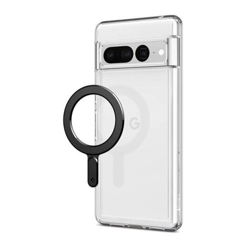 SPIGEN ONETAP RING öntapadós fémlap (mágneses autós tartóhoz ideális, MagSafe) FEKETE