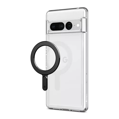 SPIGEN ONETAP RING öntapadós fémlap (mágneses autós tartóhoz ideális, mágneses) FEKETE