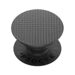 POPSOCKETS telefontartó (készülékre ragasztható, többfunkciós, 3D) FEKETE