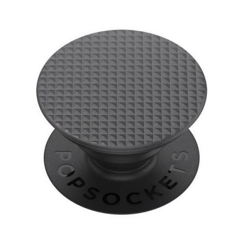 POPSOCKETS telefontartó (készülékre ragasztható, többfunkciós, 3D) FEKETE