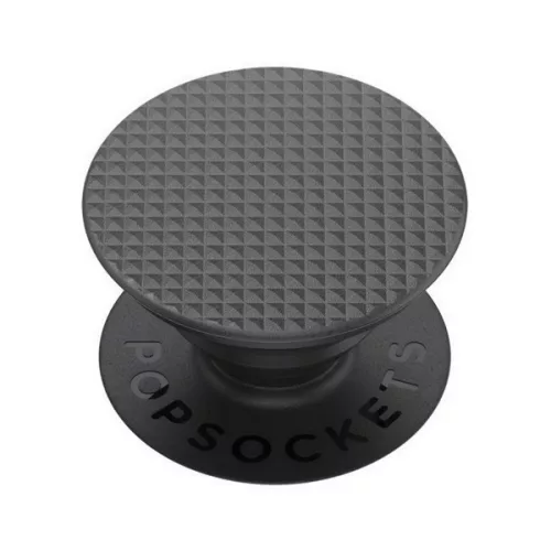POPSOCKETS telefontartó (készülékre ragasztható, többfunkciós, 3D) FEKETE