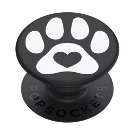   POPSOCKETS telefontartó (készülékre ragasztható, többfunkciós, tappancs) FEKETE/FEHÉR