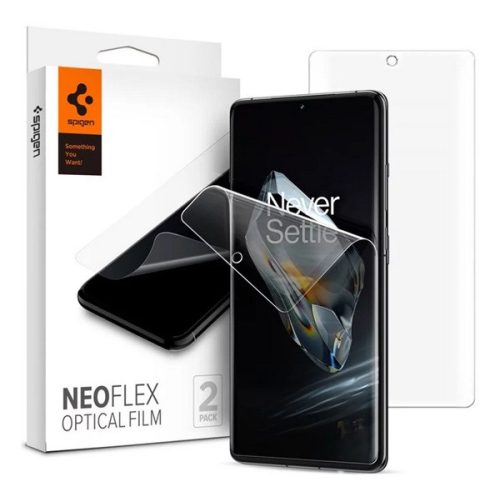 SPIGEN NEOFLEX képernyővédő fólia 2db (full screen, tok barát) ÁTLÁTSZÓ