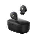 BASEUS BOWIE E18 bluetooth fülhallgató SZTEREO (v5.3, TWS, mikrofon, zajszűrő, IPX4 + töltőtok) FEKETE