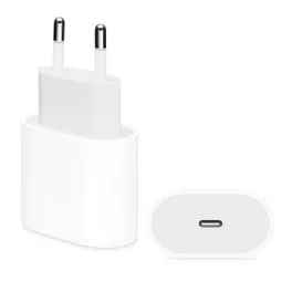   APPLE hálózati töltő Type-C aljzat (20W, PD gyorstöltő, MHJE3ZM/A utód) FEHÉR