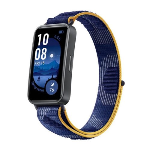HUAWEI Band 9 okoskarkötő (aktivitásmérő, pulzusmérő, hívásjelzés, vízálló, nylon szíj) SÖTÉTKÉK