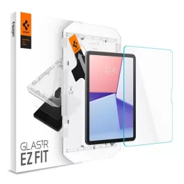  SPIGEN EZ FIT HD képernyővédő üveg (2.5D, tokbarát, ultravékony, 0.2mm, 9H + segédkeret) ÁTLÁTSZÓ