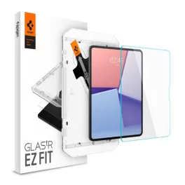   SPIGEN EZ FIT HD képernyővédő üveg (2.5D, tokbarát, ultravékony, 0.2mm, 9H + segédkeret) ÁTLÁTSZÓ