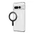 SPIGEN ONETAP RING öntapadós fémlap (mágneses autós tartóhoz ideális, wireless, mágneses, karbon minta) FEKETE