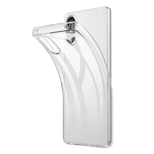 Szilikon telefonvédő (ultravékony) ÁTLÁTSZÓ