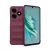 Szilikon telefonvédő (ütésállóság, kameravédő, 3D) BORDÓ