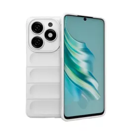   Szilikon telefonvédő (ütésállóság, kameravédő, 3D) FEHÉR