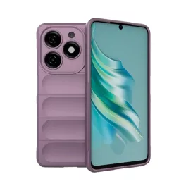   Szilikon telefonvédő (ütésállóság, kameravédő, 3D) LILA