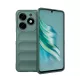 Szilikon telefonvédő (ütésállóság, kameravédő, 3D) SÖTÉTZÖLD