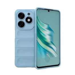   Szilikon telefonvédő (ütésállóság, kameravédő, 3D) VILÁGOSKÉK