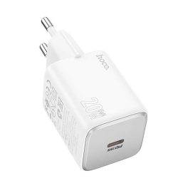 HOCO SPINNER hálózati töltő Type-C aljzat (20W, PD gyorstöltő 3.0) FEHÉR   HOCO SPINNER hálózati töltő Type-C aljzat (20W, PD gyorstöltő 3.0) FEHÉR