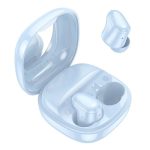 HOCO FUN bluetooth fülhallgató SZTEREO (v5.3, TWS, mikrofon + töltőtok) VILÁGOSKÉK