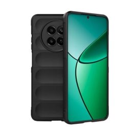 Szilikon telefonvédő (ütésállóság, kameravédő, 3D) FEKETE   Szilikon telefonvédő (ütésállóság, kameravédő, 3D) FEKETE