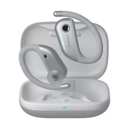   1MORE FIT OPEN bluetooth fülhallgató SZTEREO (v5.3, TWS, mikrofon, IPX5, fülre akasztható + töltőtok) EZÜST