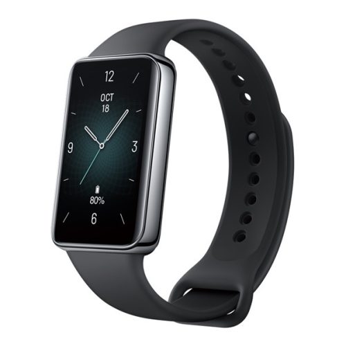 HONOR BAND 9 okoskarkötő (aktivitásmérő, pulzusmérő, hívásjelzés, vízálló, szilikon szíj) FEKETE