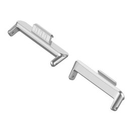 Óraszíj csatlakozó adapter (egyedi méret, 1 pár, átalakító, fém, 20mm) EZÜST   Óraszíj csatlakozó adapter (egyedi méret, 1 pár, átalakító, fém, 20mm) EZÜST