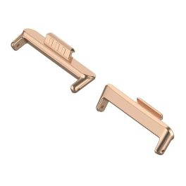 Óraszíj csatlakozó adapter (egyedi méret, 1 pár, átalakító, fém, 20mm) ROZÉARANY   Óraszíj csatlakozó adapter (egyedi méret, 1 pár, átalakító, fém, 20mm) ROZÉARANY