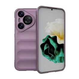   Szilikon telefonvédő (ütésállóság, kameravédő, 3D) LILA