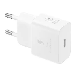   SAMSUNG hálózati töltő Type-C aljzat (25W, GaN, PD gyorstöltő) FEHÉR