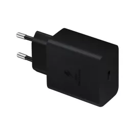   SAMSUNG hálózati töltő Type-C aljzat (45W, EP-T4510EBE, PD gyorstöltő 2.0) FEKETE