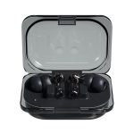 NOTHING EAR(A) bluetooth fülhallgató SZTEREO (v5.3, TWS, mikrofon, aktív zajszűrő, IP54 + töltőtok) FEKETE