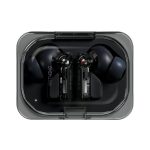 NOTHING EAR(A) bluetooth fülhallgató SZTEREO (v5.3, TWS, mikrofon, aktív zajszűrő, IP54 + töltőtok) FEKETE