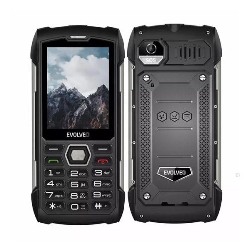 EVOLVEO Strongphone H1 mobiltelefon (Dualsim) FEKETE/EZÜST