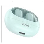 USAMS TD22 bluetooth fülhallgató SZTEREO (v5.3, TWS, zajszűrő + töltőtok) VILÁGOSZÖLD