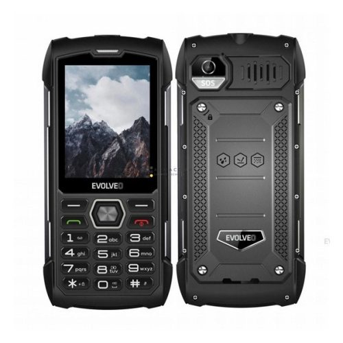 EVOLVEO Strongphone H1 mobiltelefon (Dualsim) FEKETE/SÖTÉTSZÜRKE