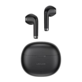 USAMS RHYMBO bluetooth fülhallgató SZTEREO (v5.3, TWS, zajszűrő + töltőtok) FEKETE   USAMS RHYMBO bluetooth fülhallgató SZTEREO (v5.3, TWS, zajszűrő + töltőtok) FEKETE