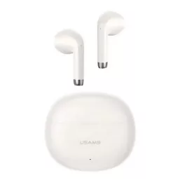   USAMS RHYMBO bluetooth fülhallgató SZTEREO (v5.3, TWS, zajszűrő + töltőtok) BÉZS