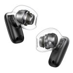 USAMS ID25 bluetooth fülhallgató SZTEREO (v5.3, TWS, zajszűrő + töltőtok) FEKETE