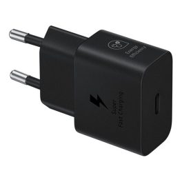SAMSUNG hálózati töltő Type-C aljzat (25W, GaN, PD gyorstöltő) FEKETE   SAMSUNG hálózati töltő Type-C aljzat (25W, GaN, PD gyorstöltő) FEKETE