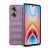 Szilikon telefonvédő (ütésállóság, kameravédő, 3D) LILA