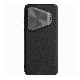   NILLKIN CAMSHIELD PROP MAGNETIC szilikon telefonvédő (ütésállóság, kameravédő, kitámasztó, csíkos) FEKETE