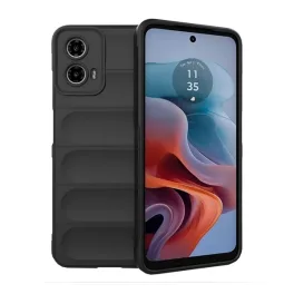   Szilikon telefonvédő (ütésállóság, kameravédő, 3D) FEKETE