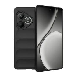 Szilikon telefonvédő (ütésállóság, kameravédő, 3D) FEKETE   Szilikon telefonvédő (ütésállóság, kameravédő, 3D) FEKETE