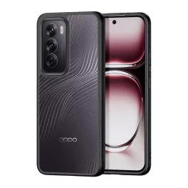   DUX DUCIS AIMO szilikon telefonvédő (ütésállóság, kameravédő, matt, hullám) FEKETE