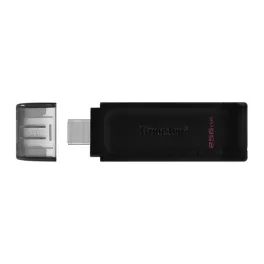   KINGSTON DT 70 pendrive/USB Stick (Type-C 3.2, Gen 1) 256GB FEKETE