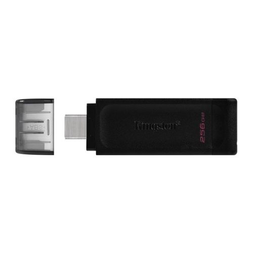 KINGSTON DT 70 pendrive/USB Stick (Type-C 3.2, Gen 1) 256GB FEKETE