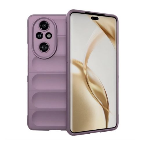 Szilikon telefonvédő (ütésállóság, kameravédő, 3D) LILA