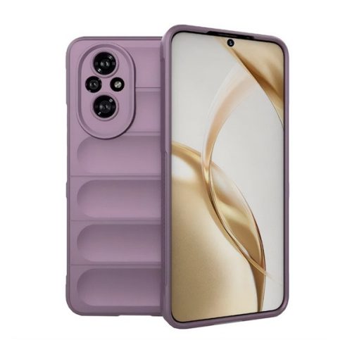 Szilikon telefonvédő (ütésállóság, kameravédő, 3D) LILA