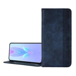 Tok álló, bőr hatású (FLIP, oldalra nyíló, asztali tartó, mozaik) SÖTÉTKÉK   Tok álló, bőr hatású (FLIP, oldalra nyíló, asztali tartó, mozaik) SÖTÉTKÉK