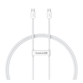   BASEUS SUPERIOR 2 adatkábel (Type-C - Type-C, 100W, PD gyorstöltő, törésgátló, 100cm) FEHÉR