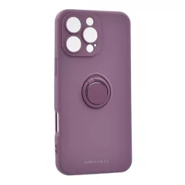   ROAR AMBER szilikon telefonvédő (tartógyűrű, mágneses, kameravédő) LILA